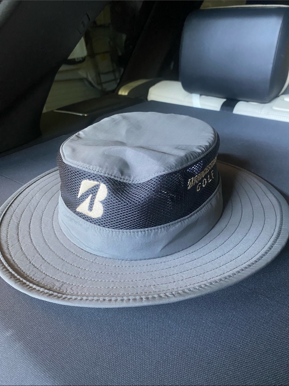 Bridgestone Golf Men's Grey Wide-Brim Hat